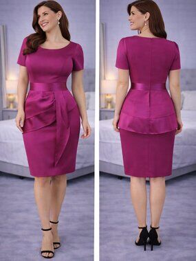 Temperley London Pink Designer Barbiecore Cocktail Dress $595